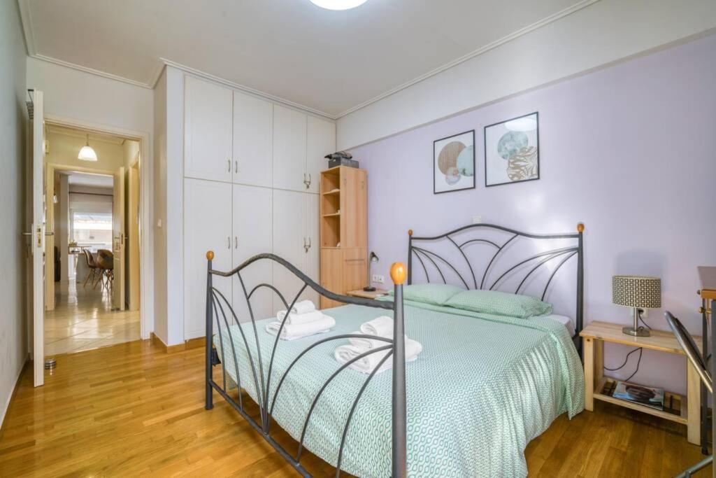 Spacious Family Flat Near Parthenon Free Parking Athén Kültér fotó