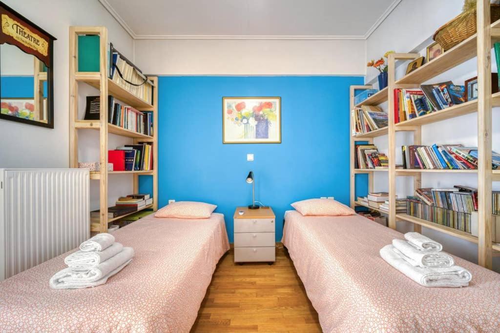 Spacious Family Flat Near Parthenon Free Parking Athén Kültér fotó