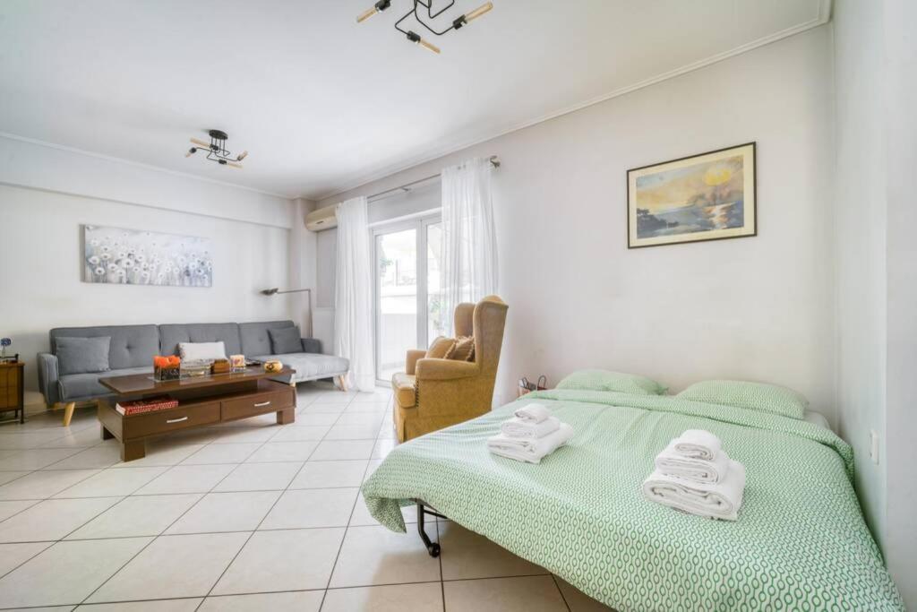 Spacious Family Flat Near Parthenon Free Parking Athén Kültér fotó